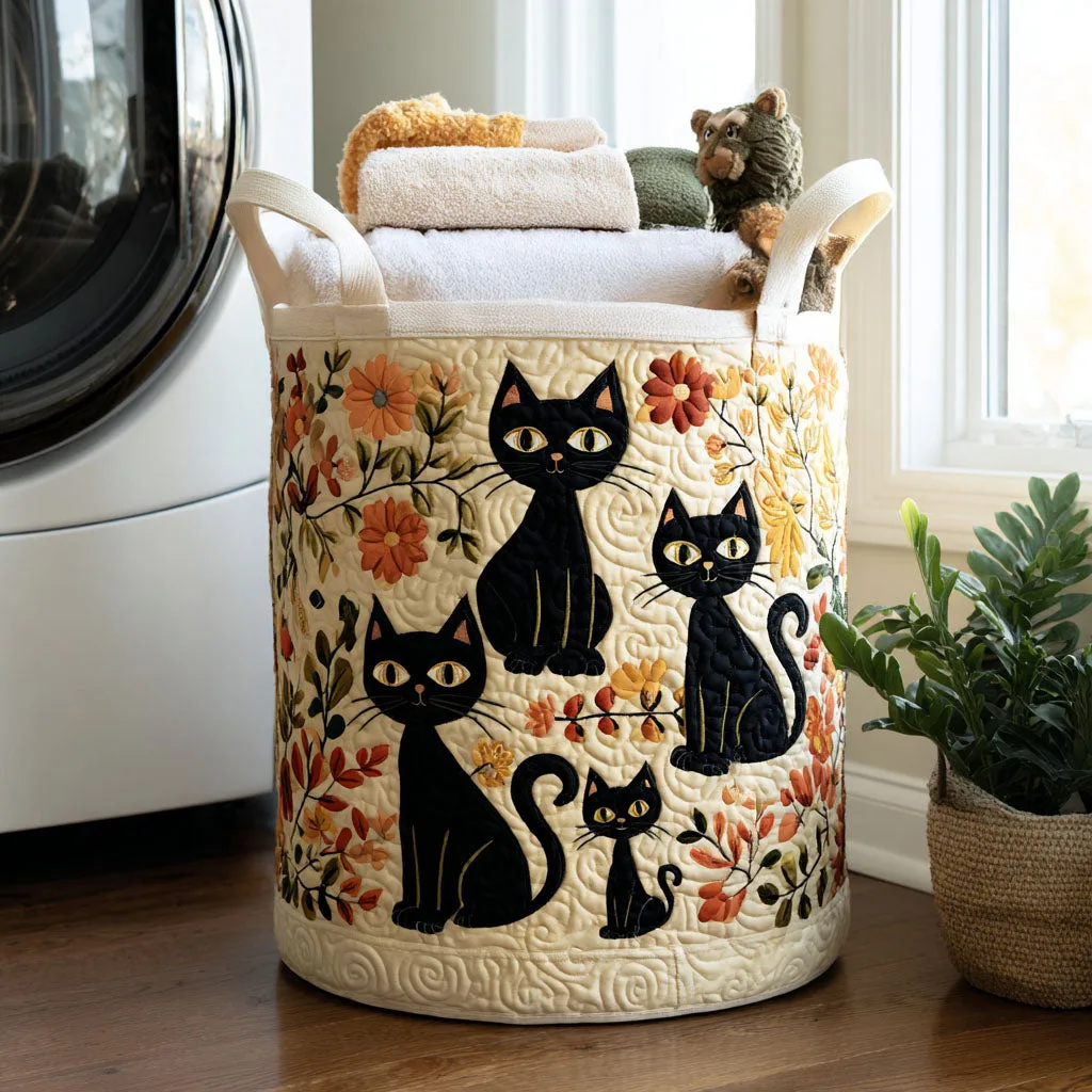 Gato | Cesto de Roupa Feito à Mão