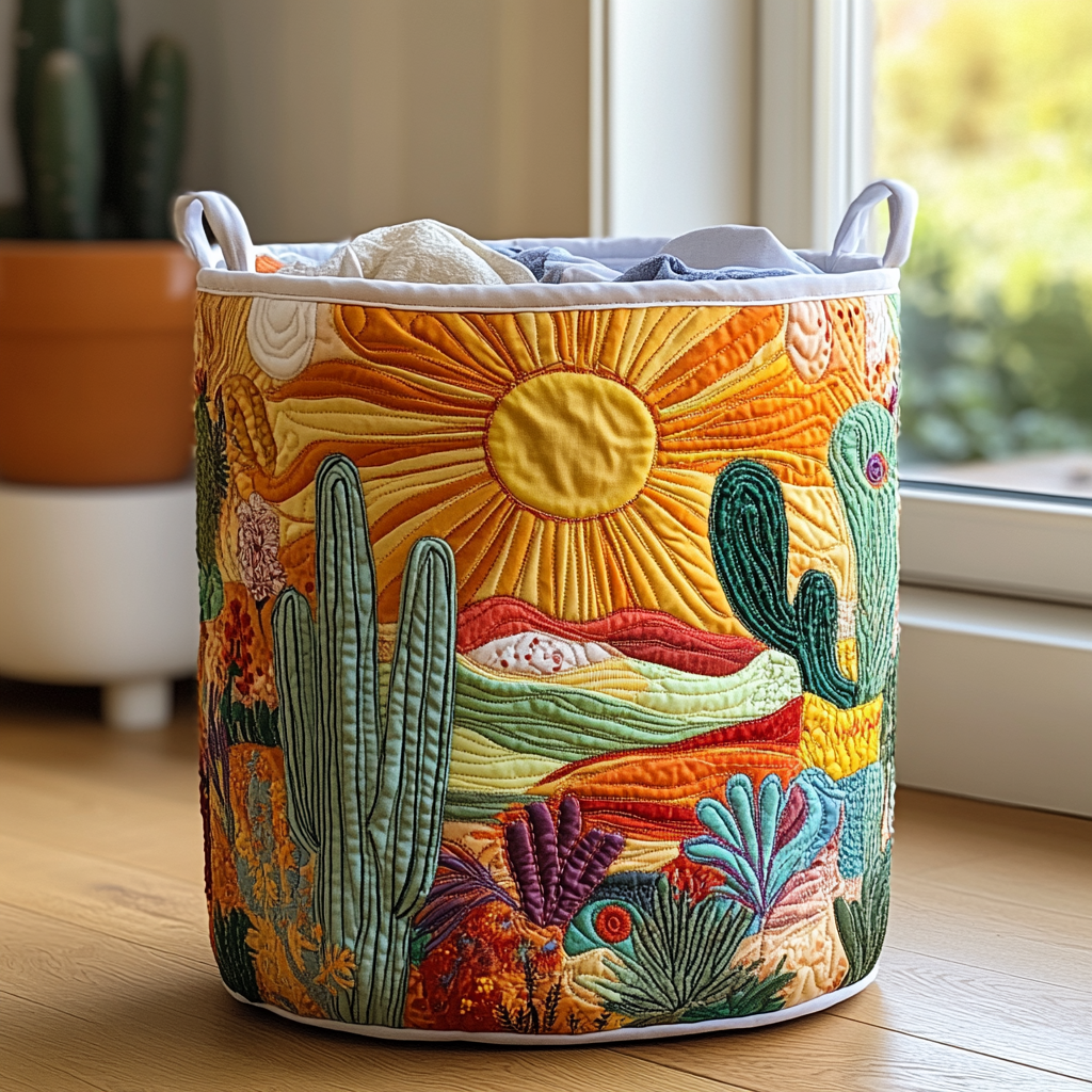 Sol Radiante | Cesto de Roupa Feito à Mão