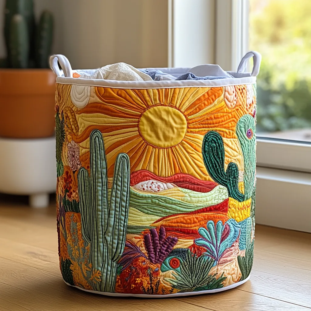 Sol Radiante | Cesto de Roupa Feito à Mão