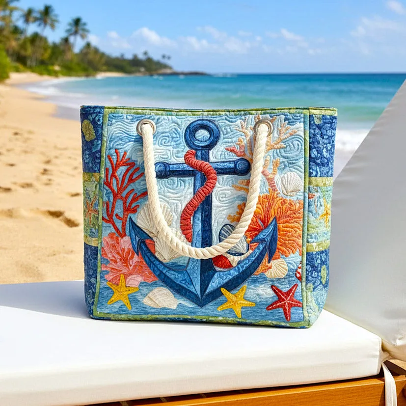 Bolsa de Praia Feita à Mão | Âncora Náutica