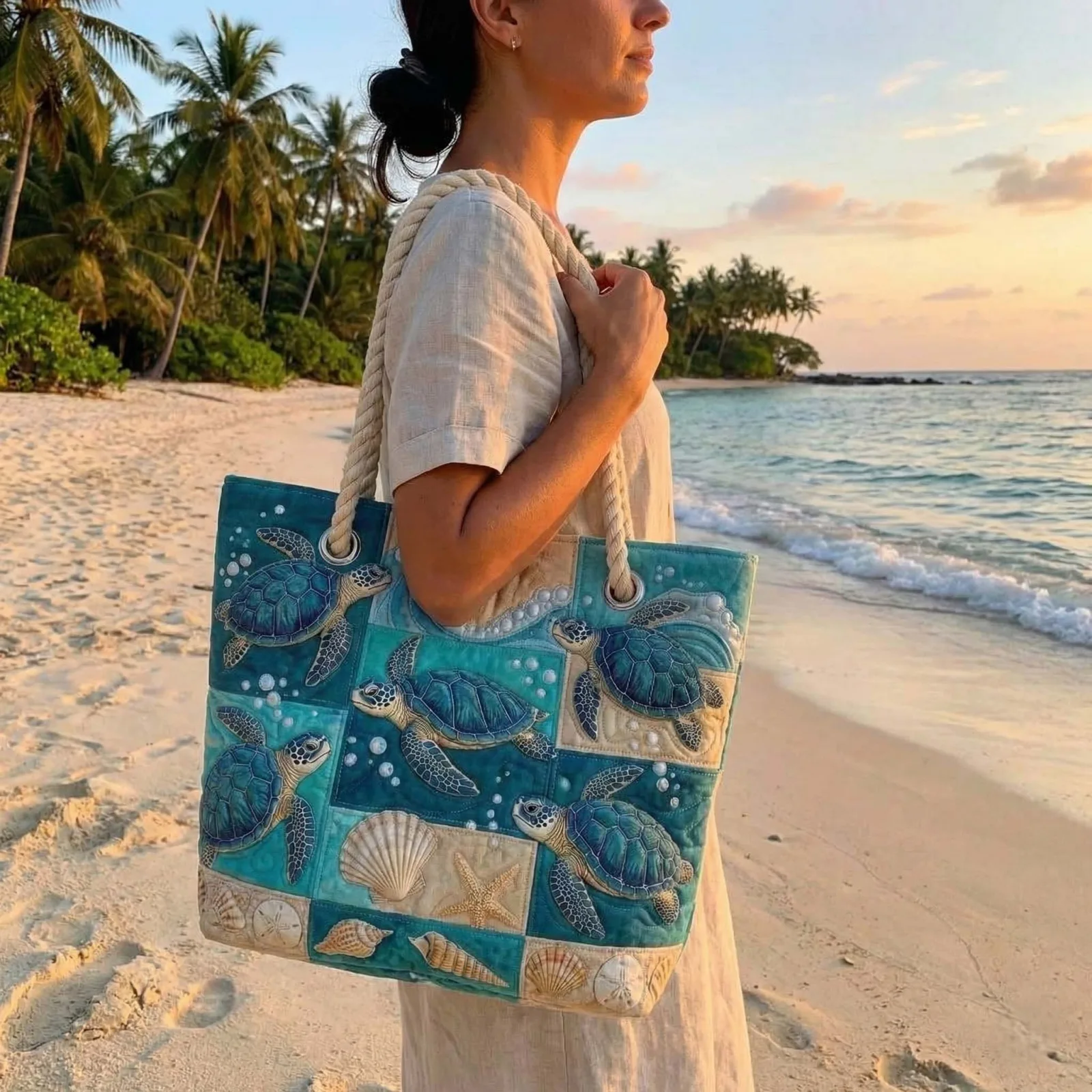 Bolsa de Praia Feita à Mão | Turtle Bay
