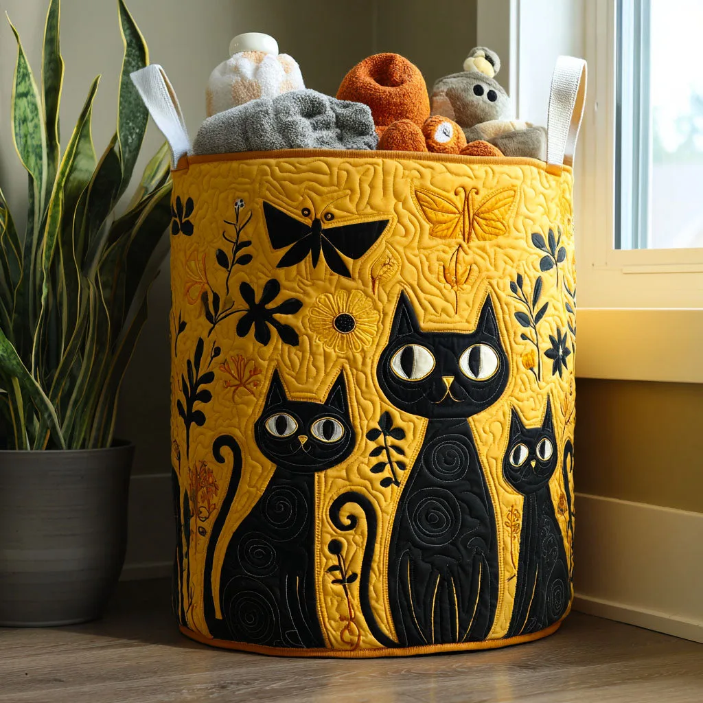 Gato | Cesto de Roupa Feito à Mão