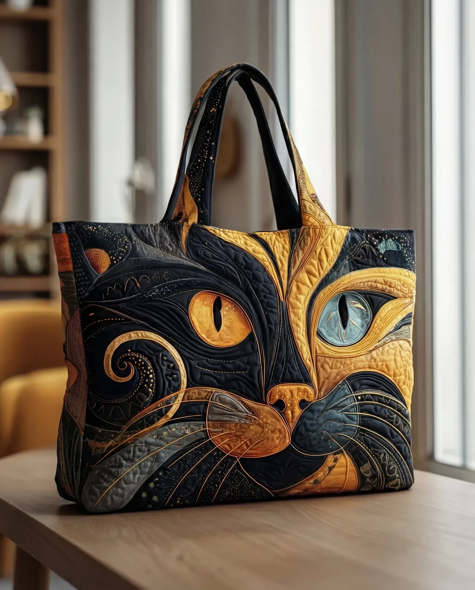 Bolsa Artesanal “Gato Místico”